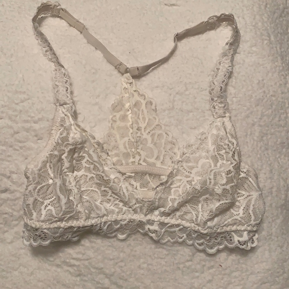 White bralette